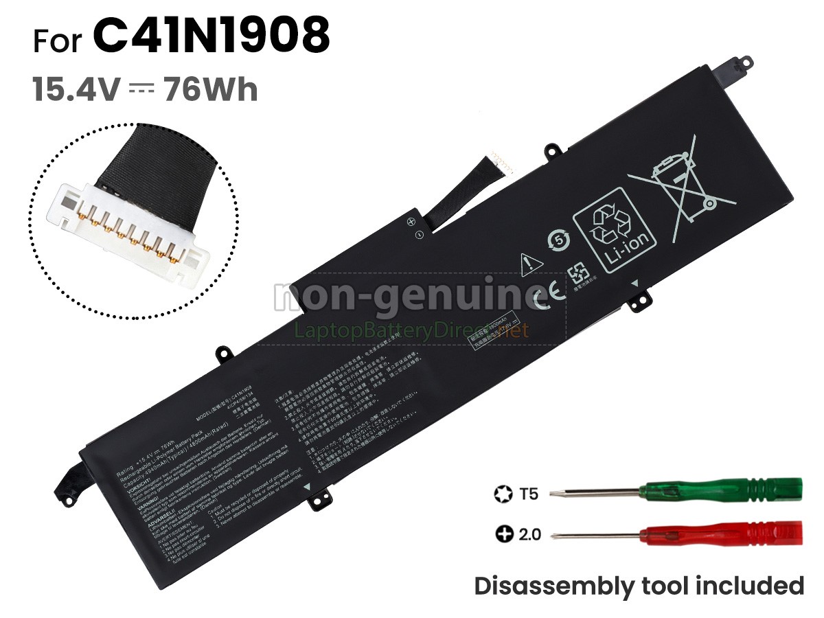 replacement Asus Rog ZEPHYRUS PX401IV battery
