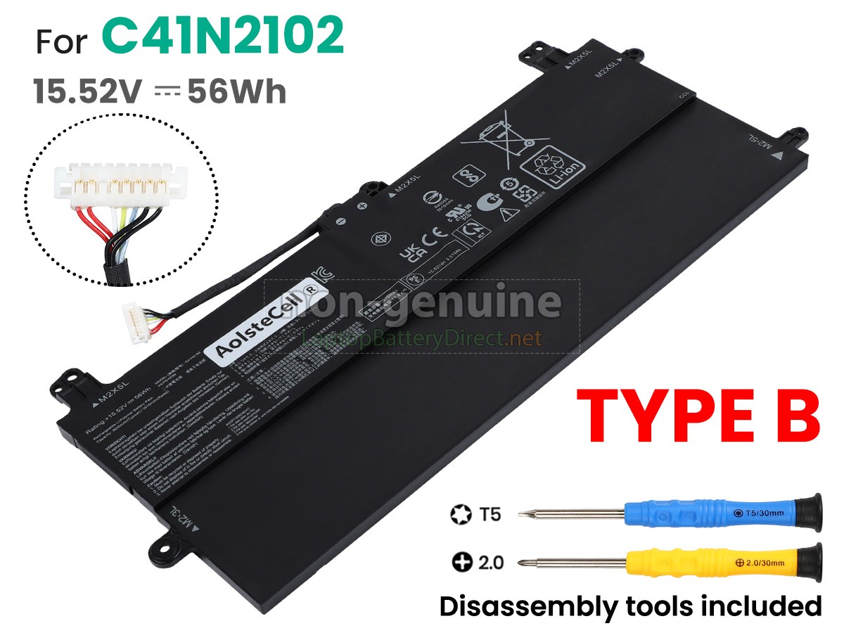 replacement Asus C41N2102-1 battery
