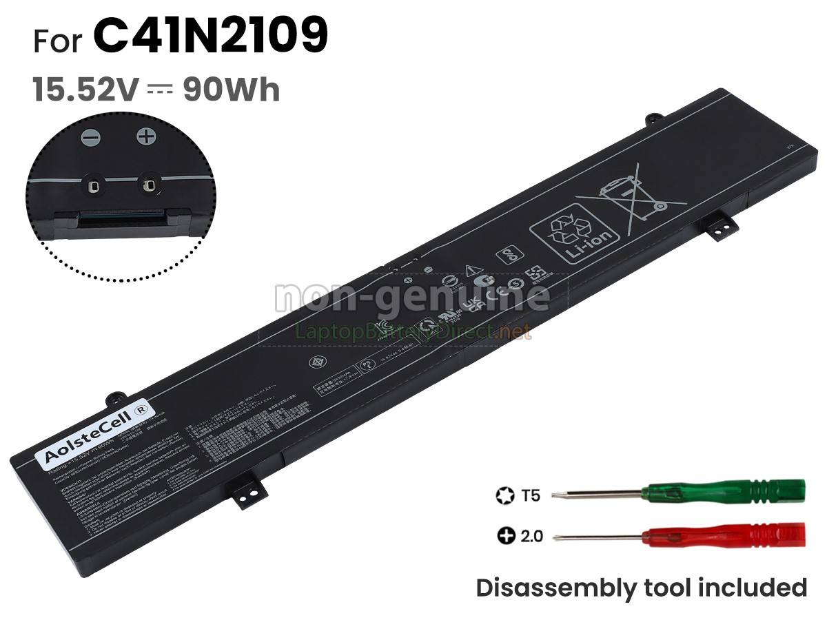 replacement Asus Rog ZEPHYRUS M16 GU604VI-93A47PB1 battery