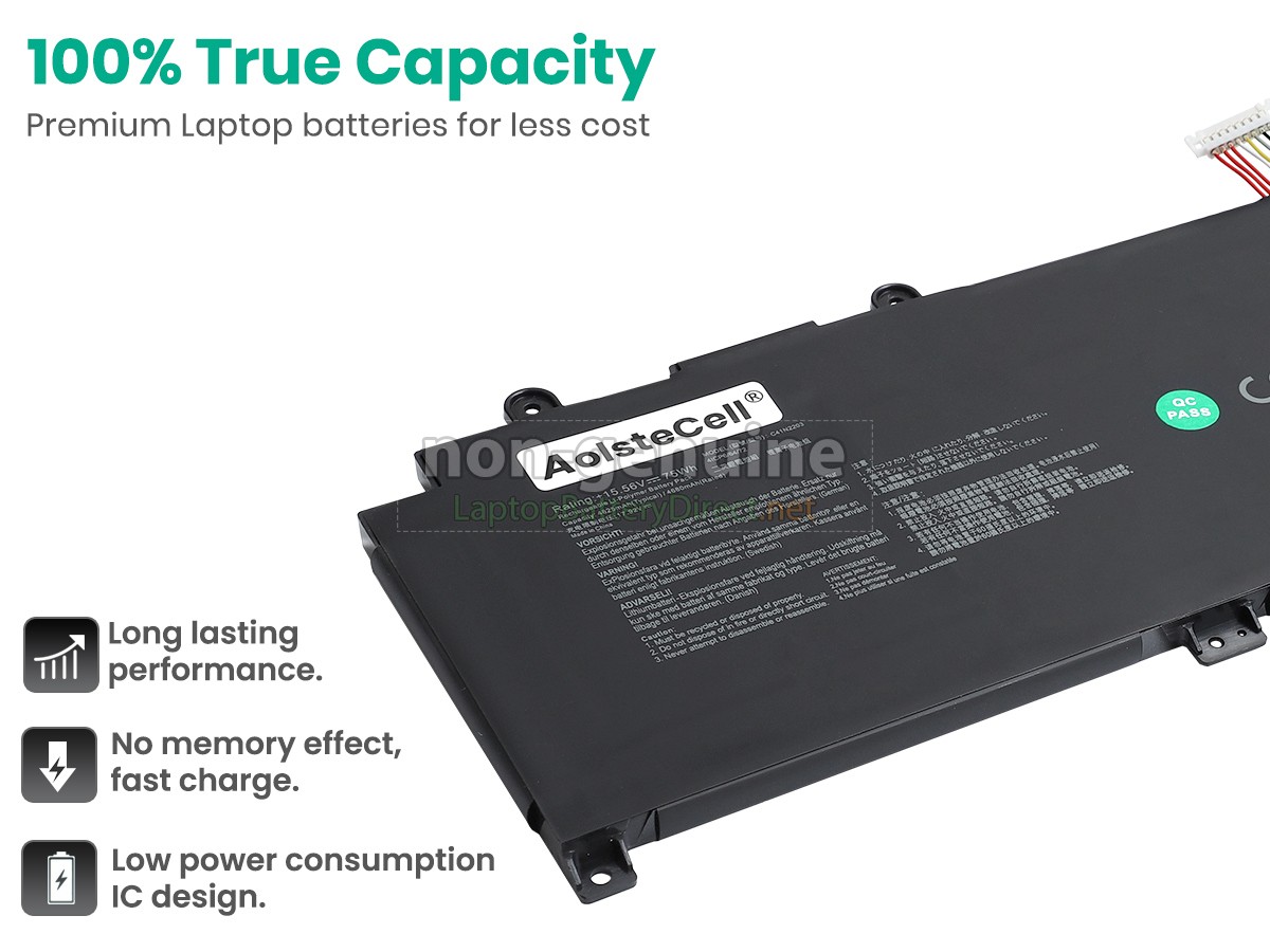 replacement Asus Rog FLOW X13 GV302XV-MU011 battery