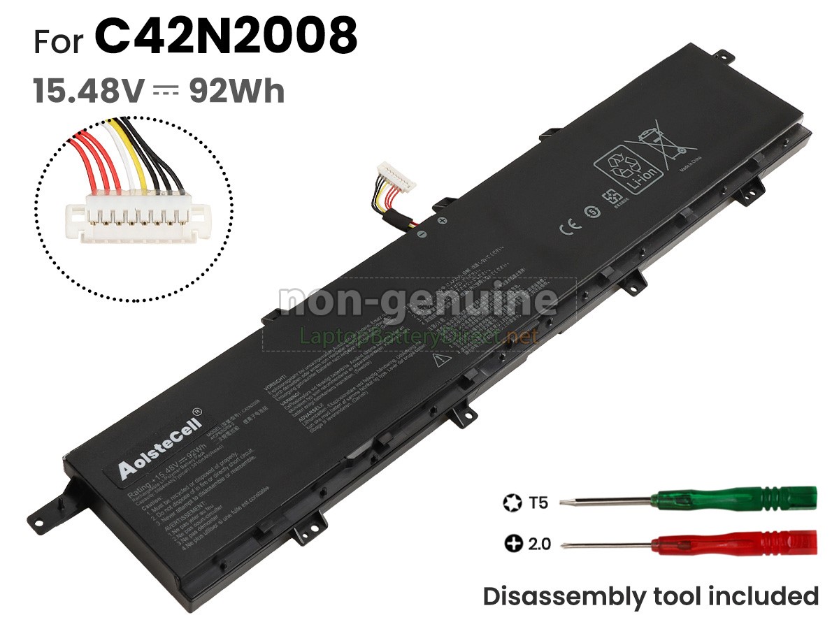 replacement Asus ZenBook Pro DUO 15 UX582HS-H2025W battery