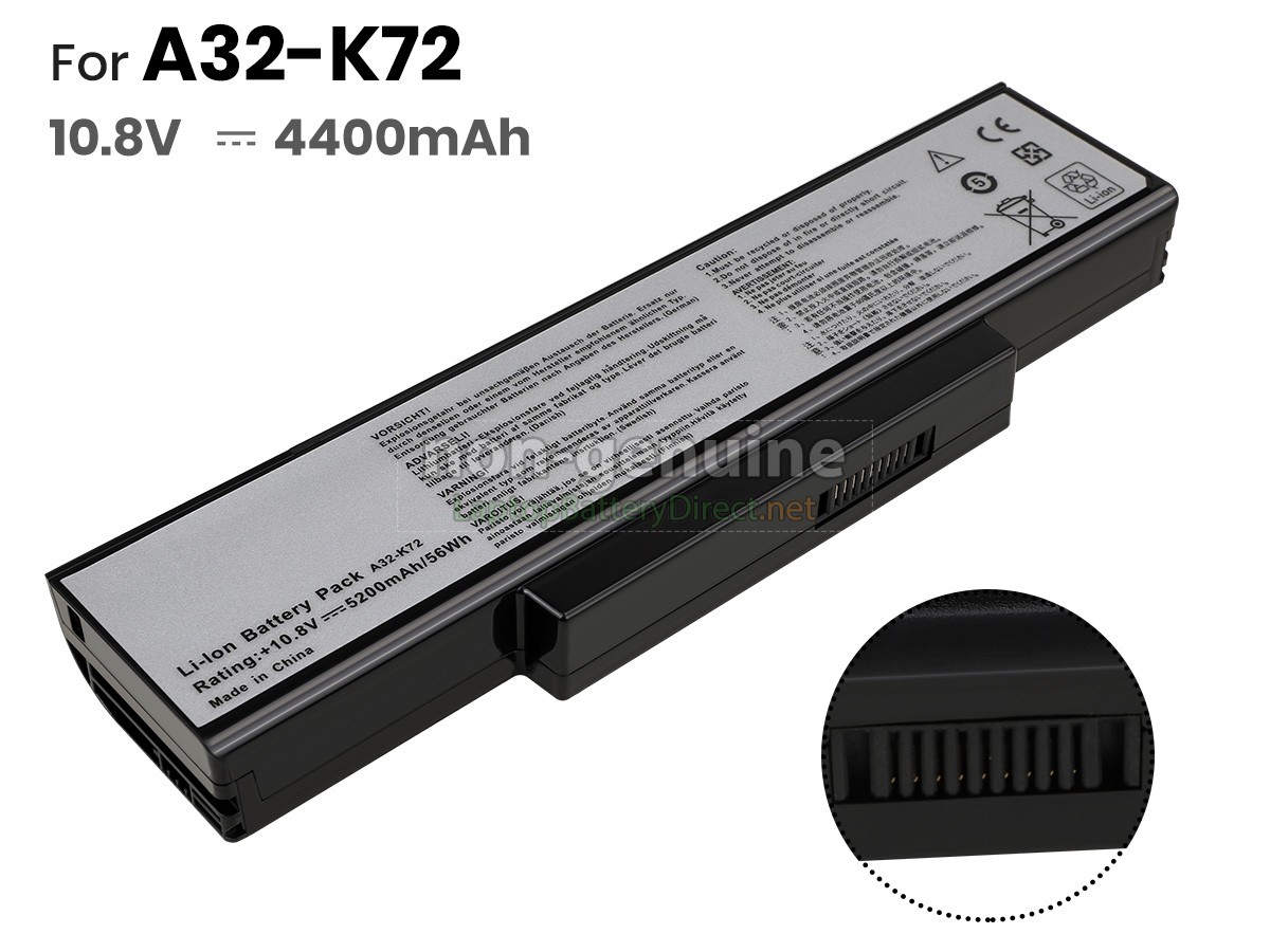kapitalisme Vær modløs Avenue High Quality Asus A73E Replacement Battery | Laptop Battery Direct