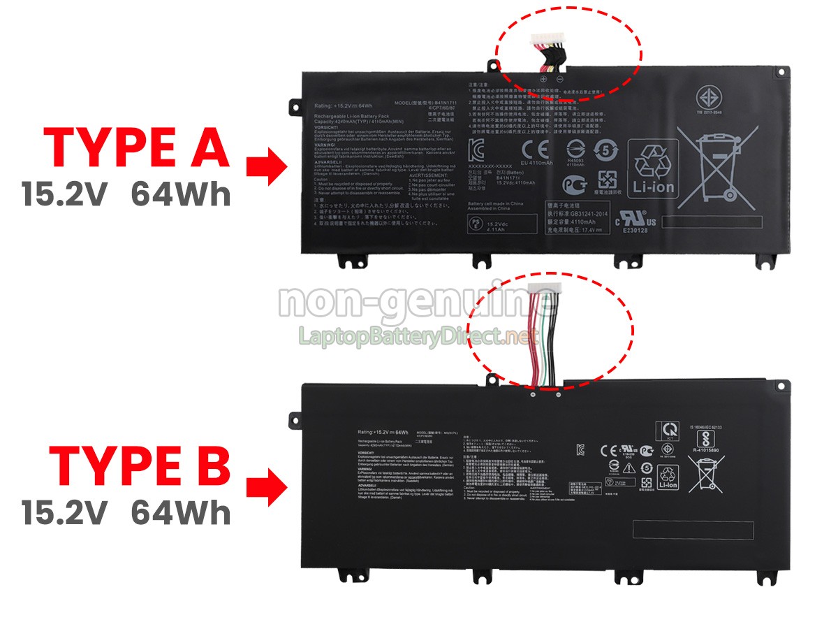High Asus FX503VD Replacement Battery Battery Direct