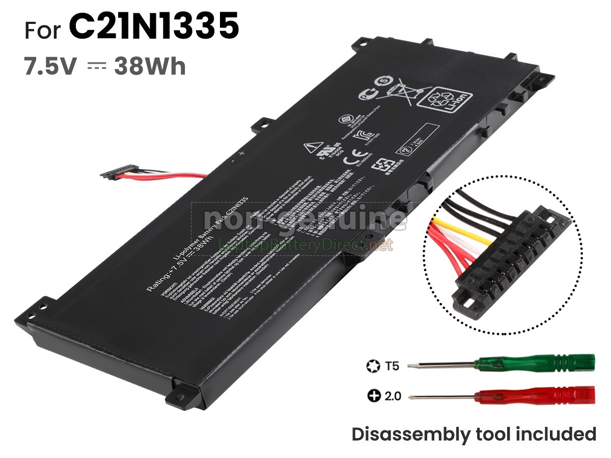 replacement Asus C21N1335 battery