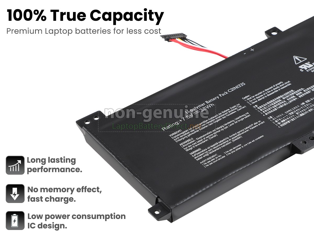 replacement Asus C21N1335 battery