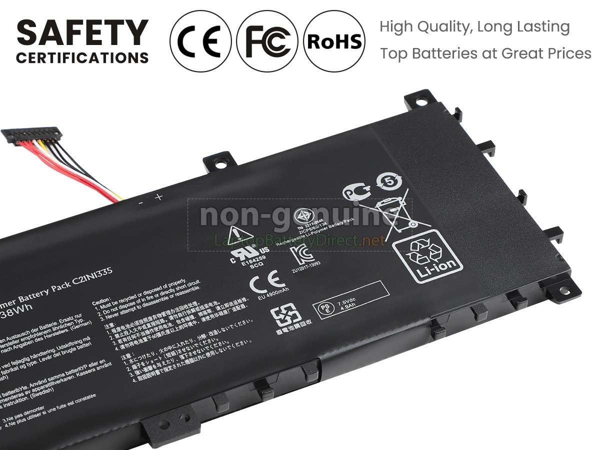 replacement Asus C21N1335 battery