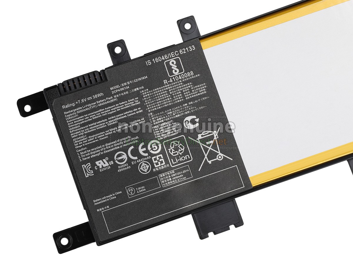 replacement Asus F542UF battery
