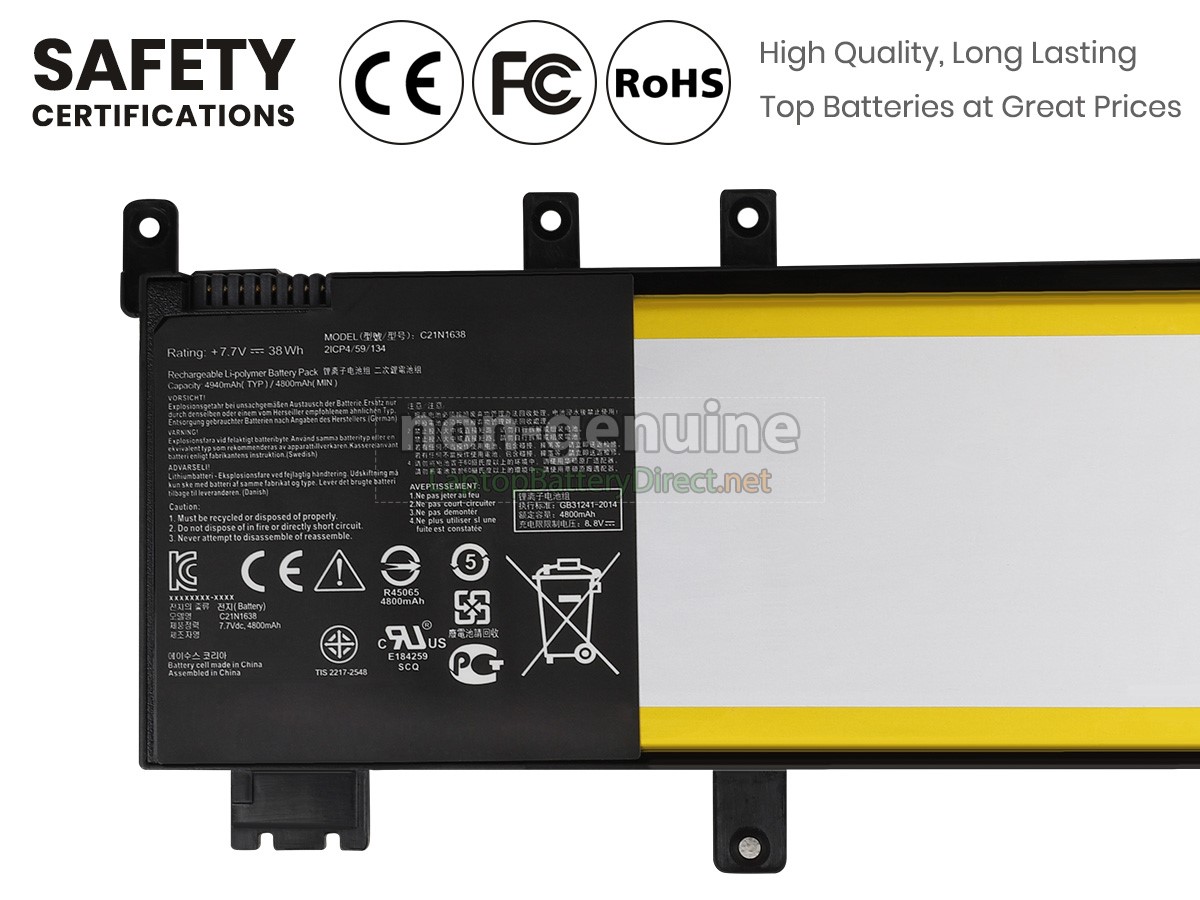 replacement Asus ZenBook X442UR battery