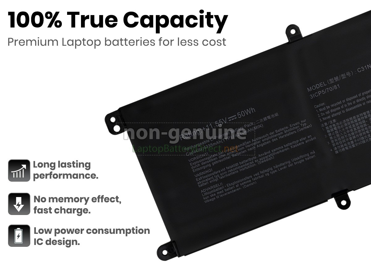 replacement Asus ZenBook UX530UX battery