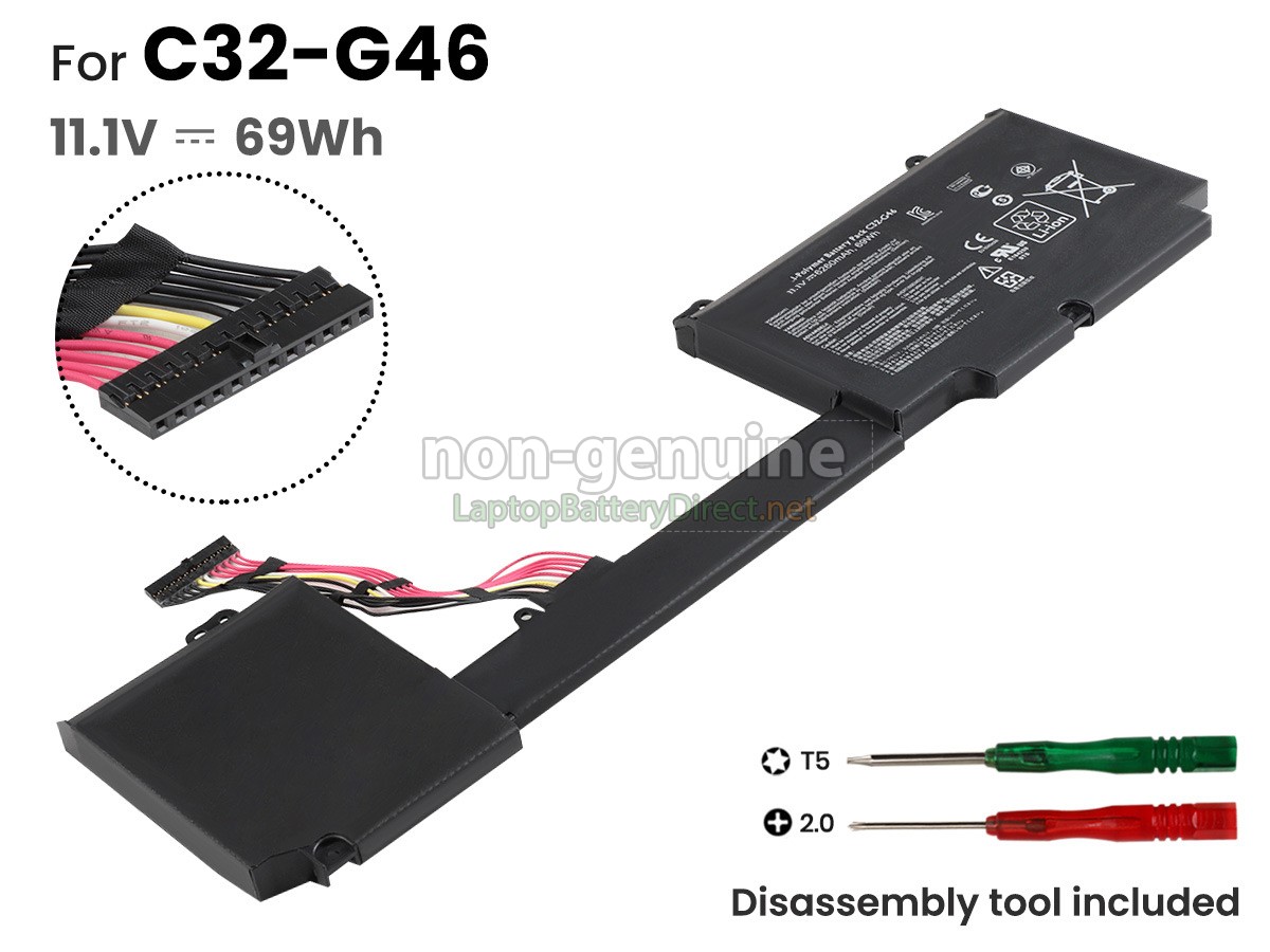 replacement Asus Pro G46 battery
