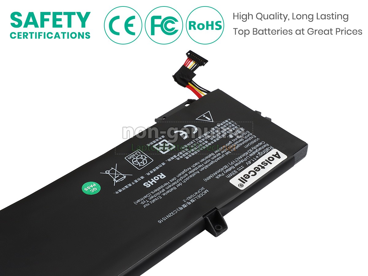 replacement Asus Rog G701VIK-77D08SB1 battery