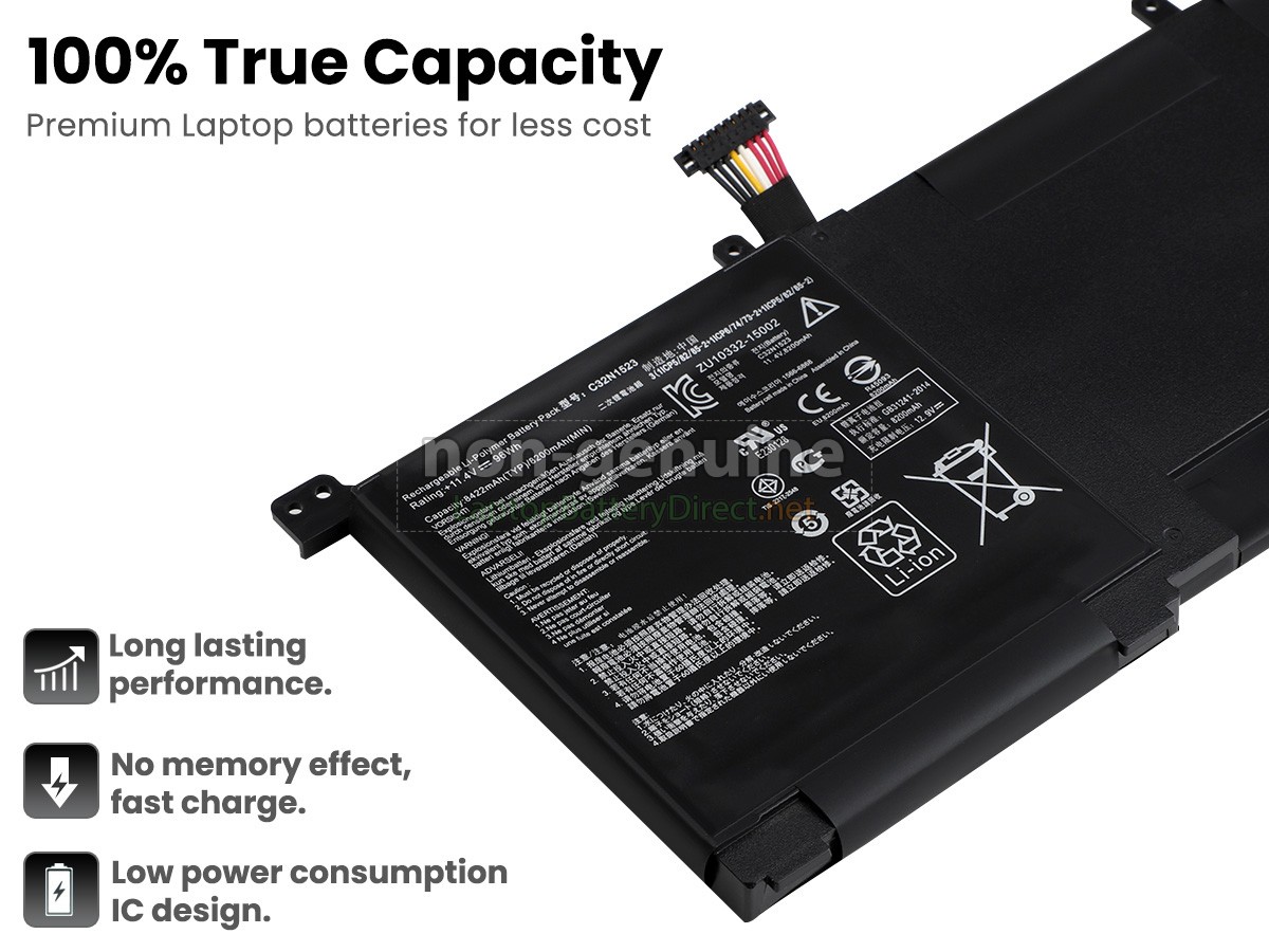 replacement Asus 0B200-01250300 battery