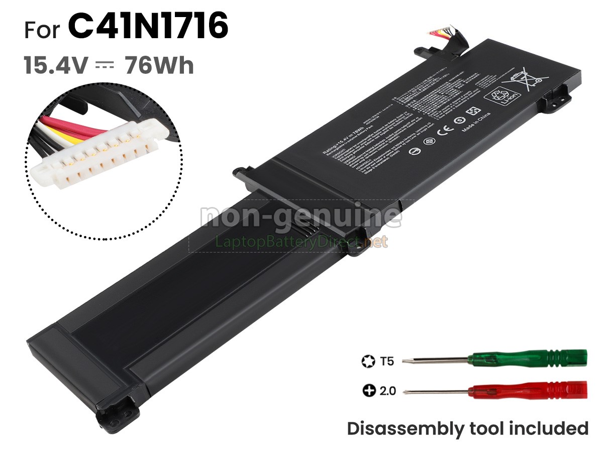 replacement Asus Rog STRIX GL703GM-E5070T battery