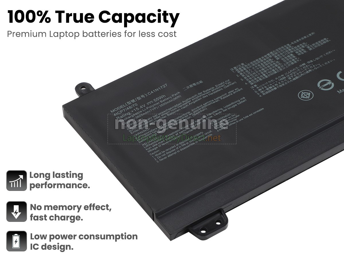 replacement Asus C41N1727 battery