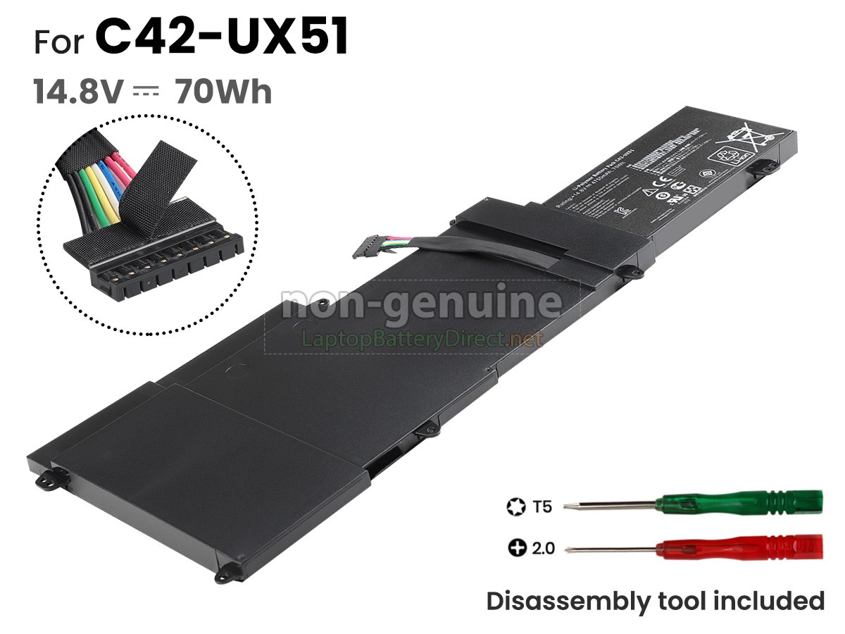 replacement Asus ZenBook UX51VZ-DH71 battery