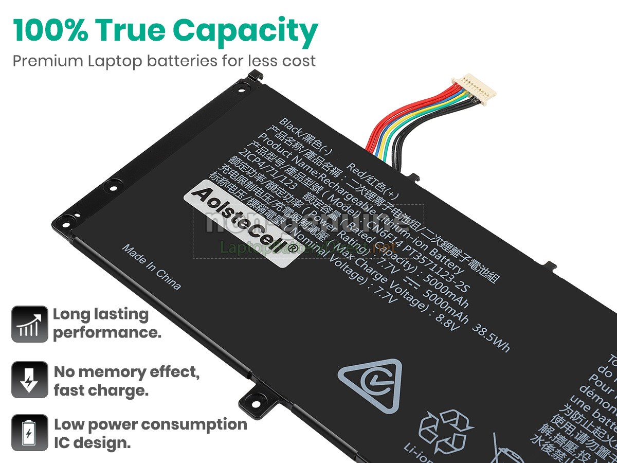 replacement Avita PT3571123-2S battery