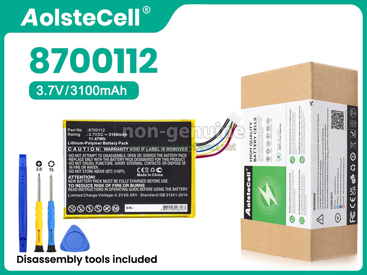 replacement Bang Olufsen 8700112 battery