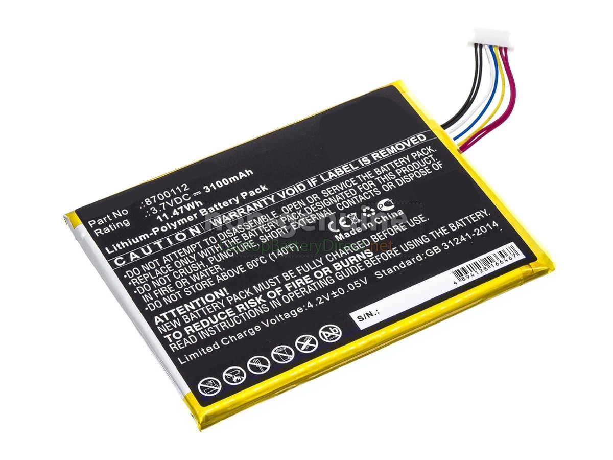 replacement Bang Olufsen 8700112 battery