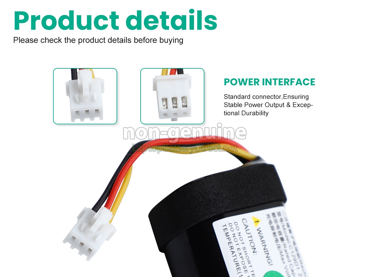 replacement Bang Olufsen C129D3 battery