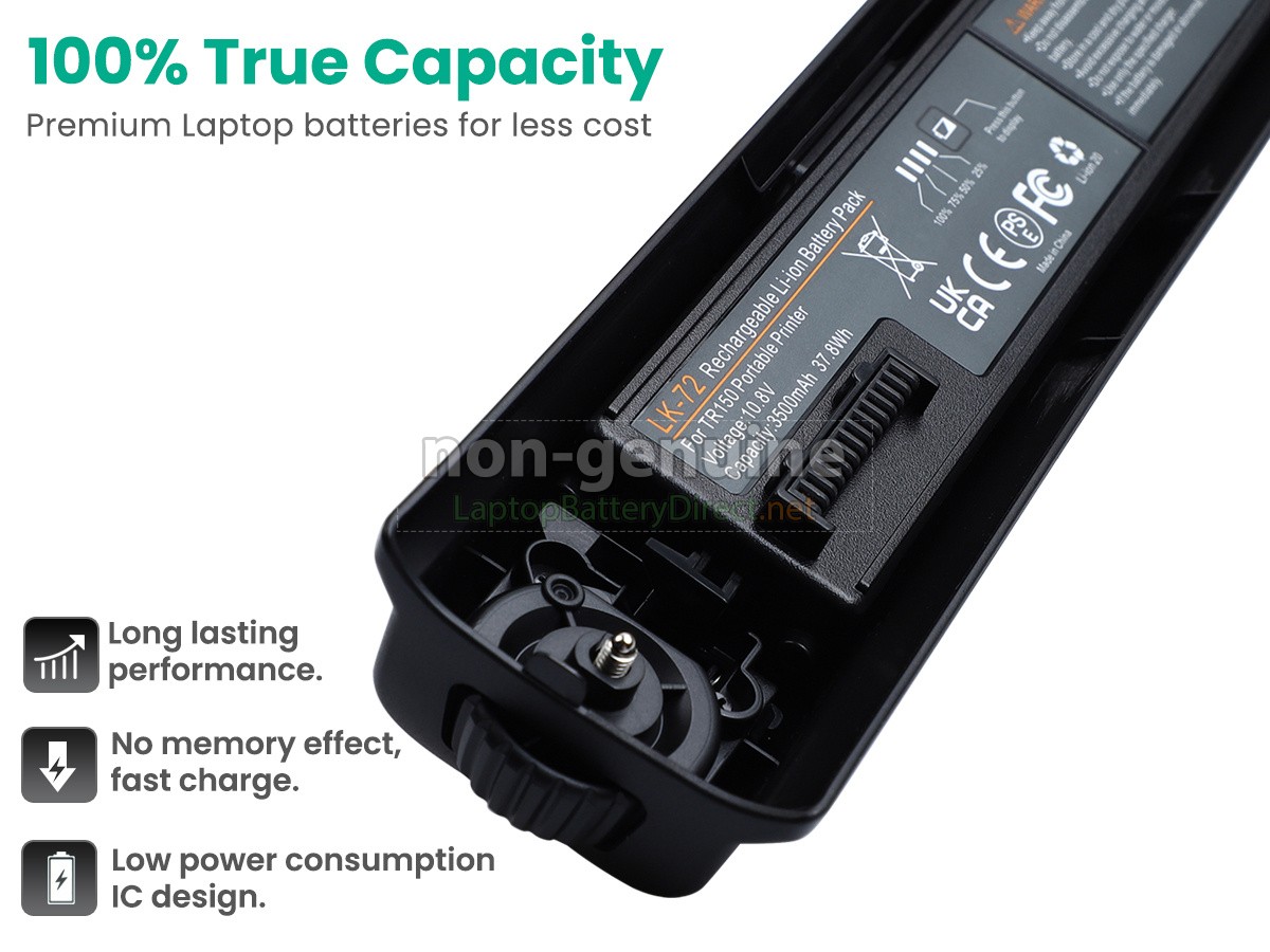 replacement Canon TR153 A4 MOBILE PRINTER battery