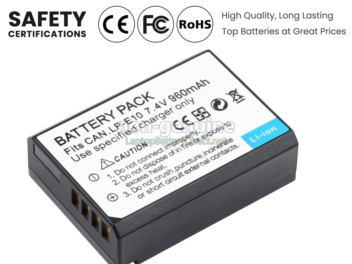 replacement Canon EOS KISS X80 battery