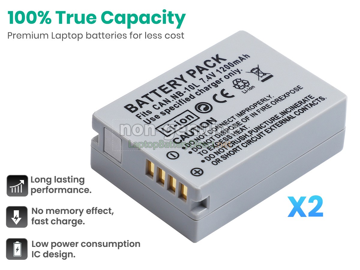 replacement Canon POWERSHOT G16 battery