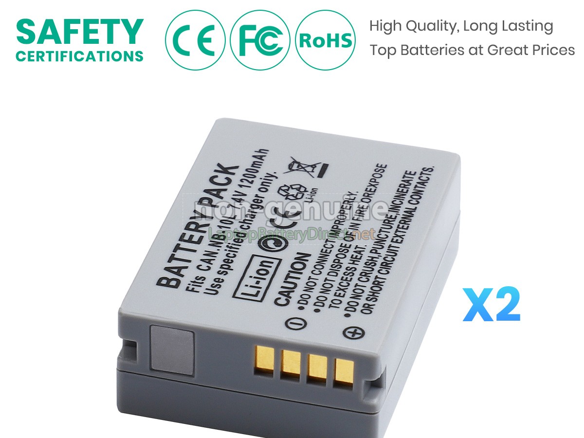 replacement Canon POWERSHOT G16 battery