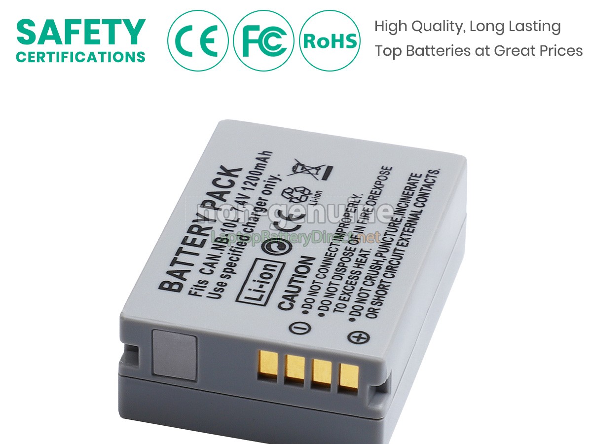 replacement Canon POWERSHOT G16 battery