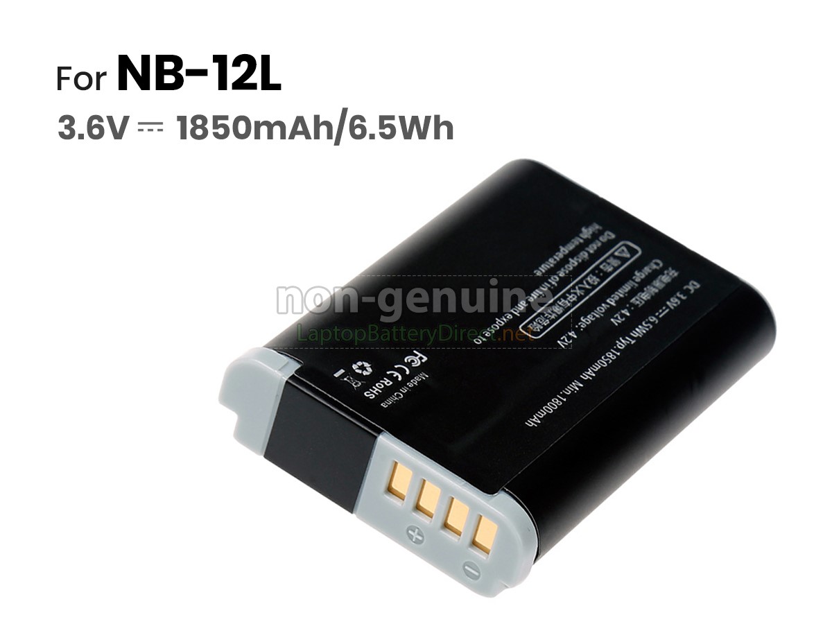 replacement Canon NB-12L battery