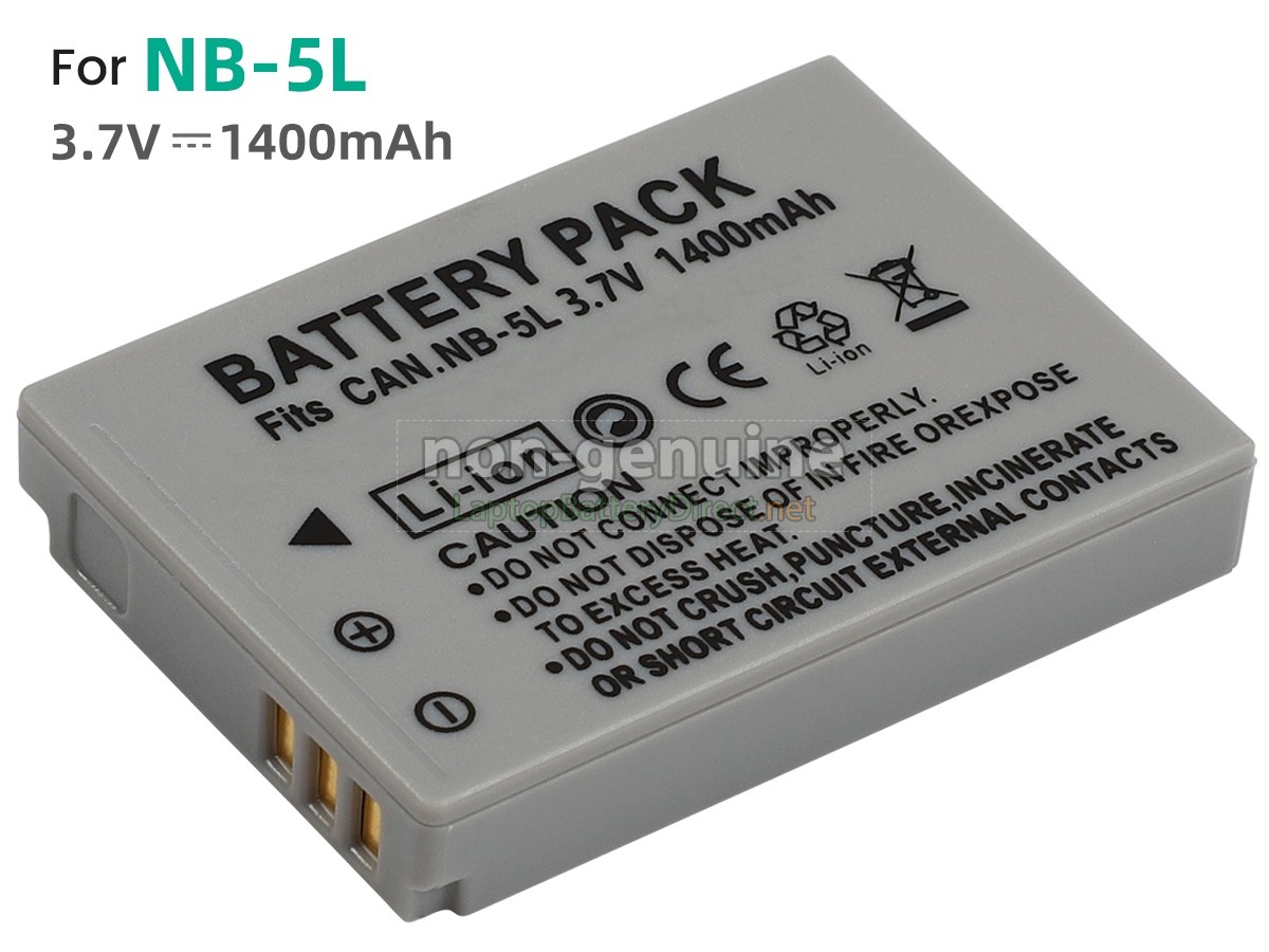 replacement Canon 1135B002 battery