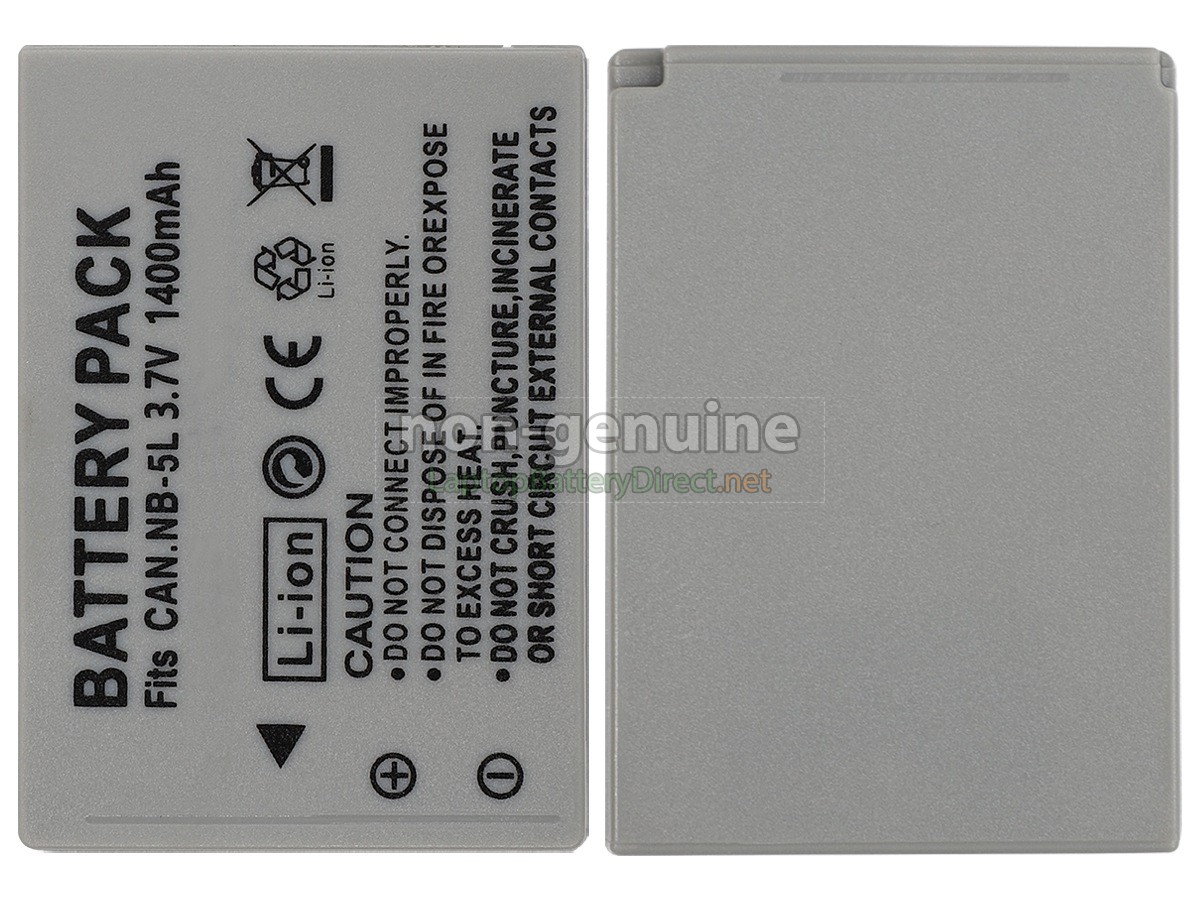 replacement Canon 1135B002 battery