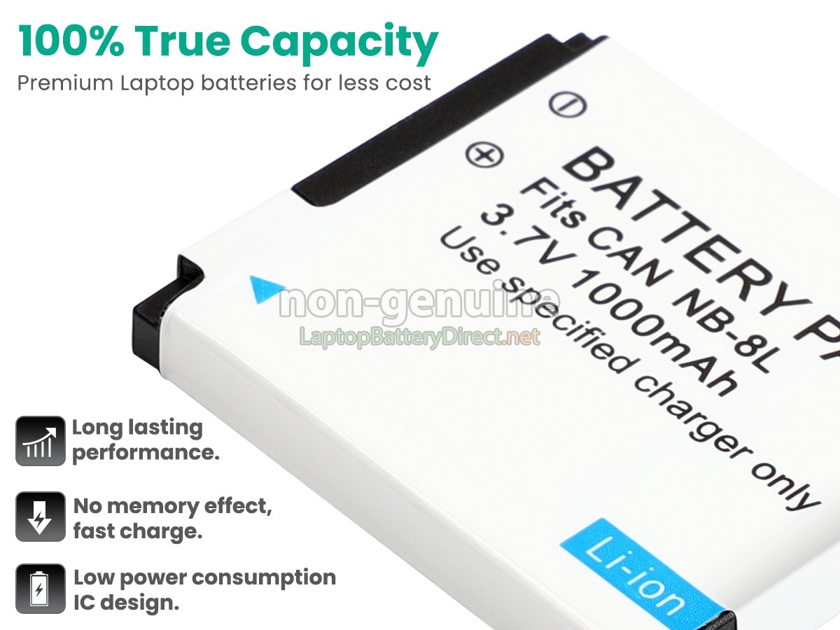 replacement Canon PC1475 battery