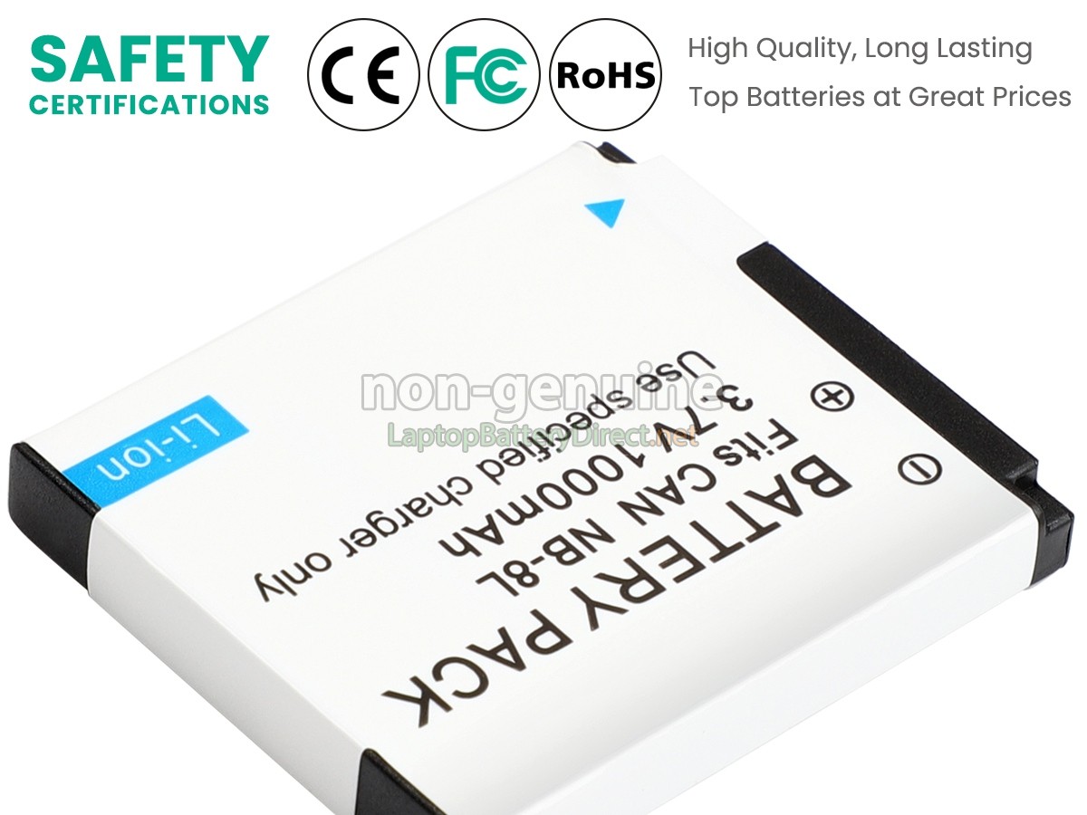 replacement Canon PC1475 battery