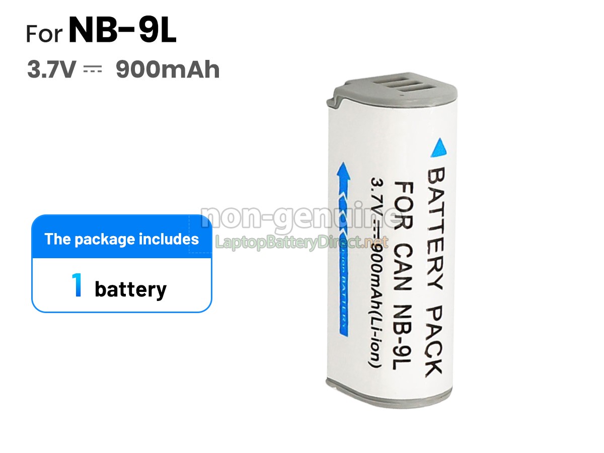 replacement Canon NB-9L battery