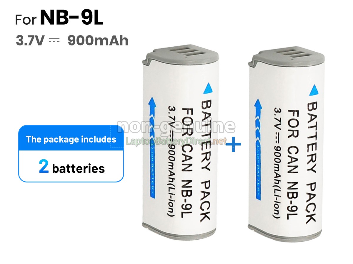 replacement Canon NB-9L battery