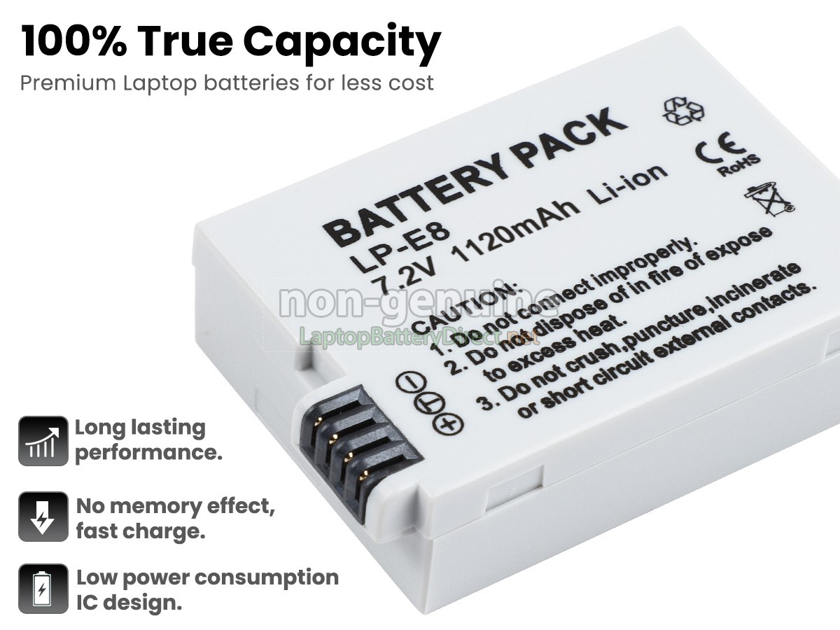 replacement Canon 8594B011 battery