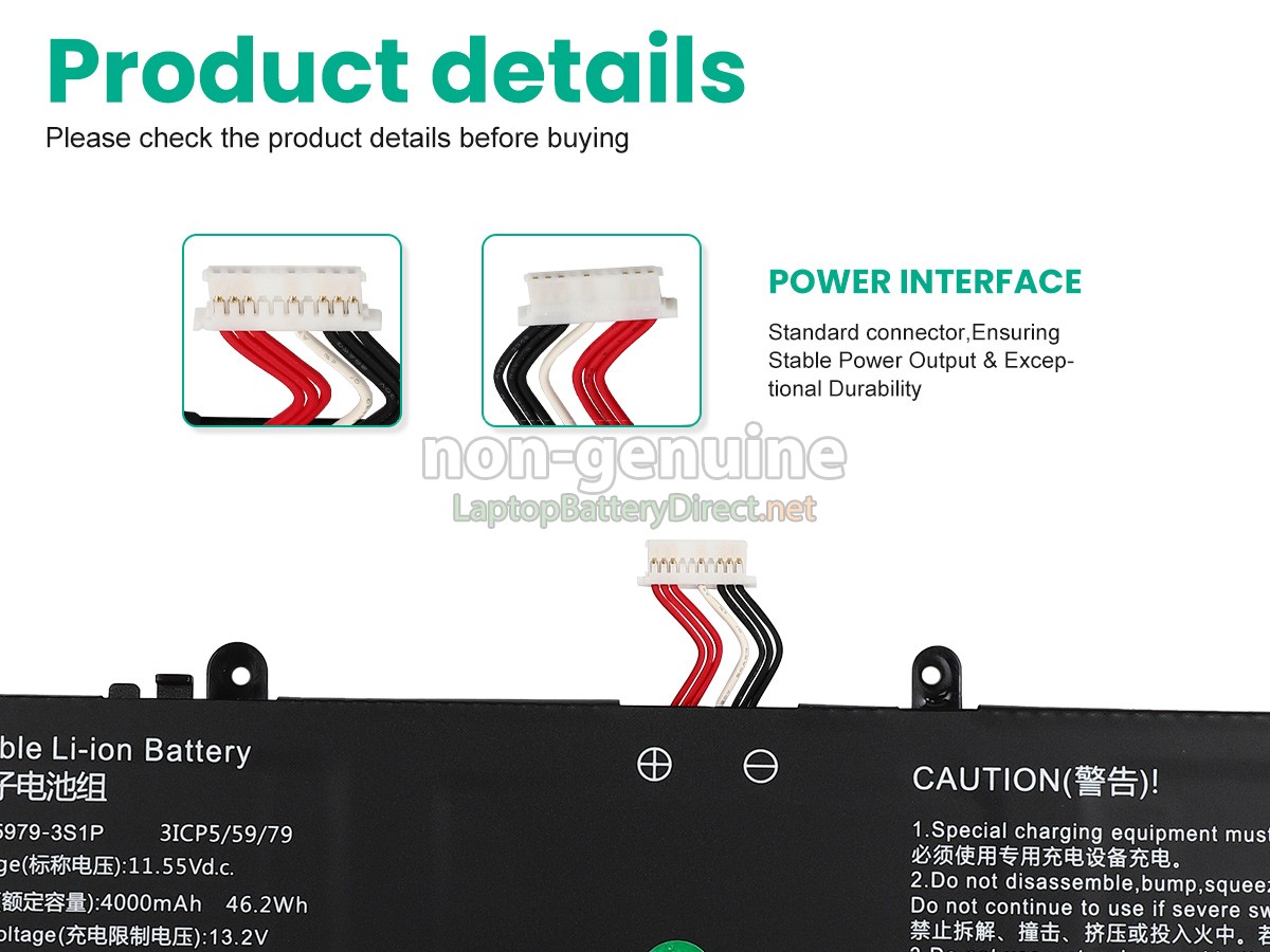 replacement CHUWI COREBOOK PRO 13 CWI528 battery