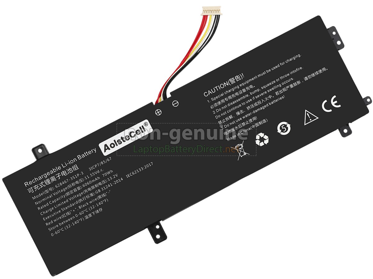 replacement CHUWI 628467-3S1P-3(3ICP7/85/67) battery