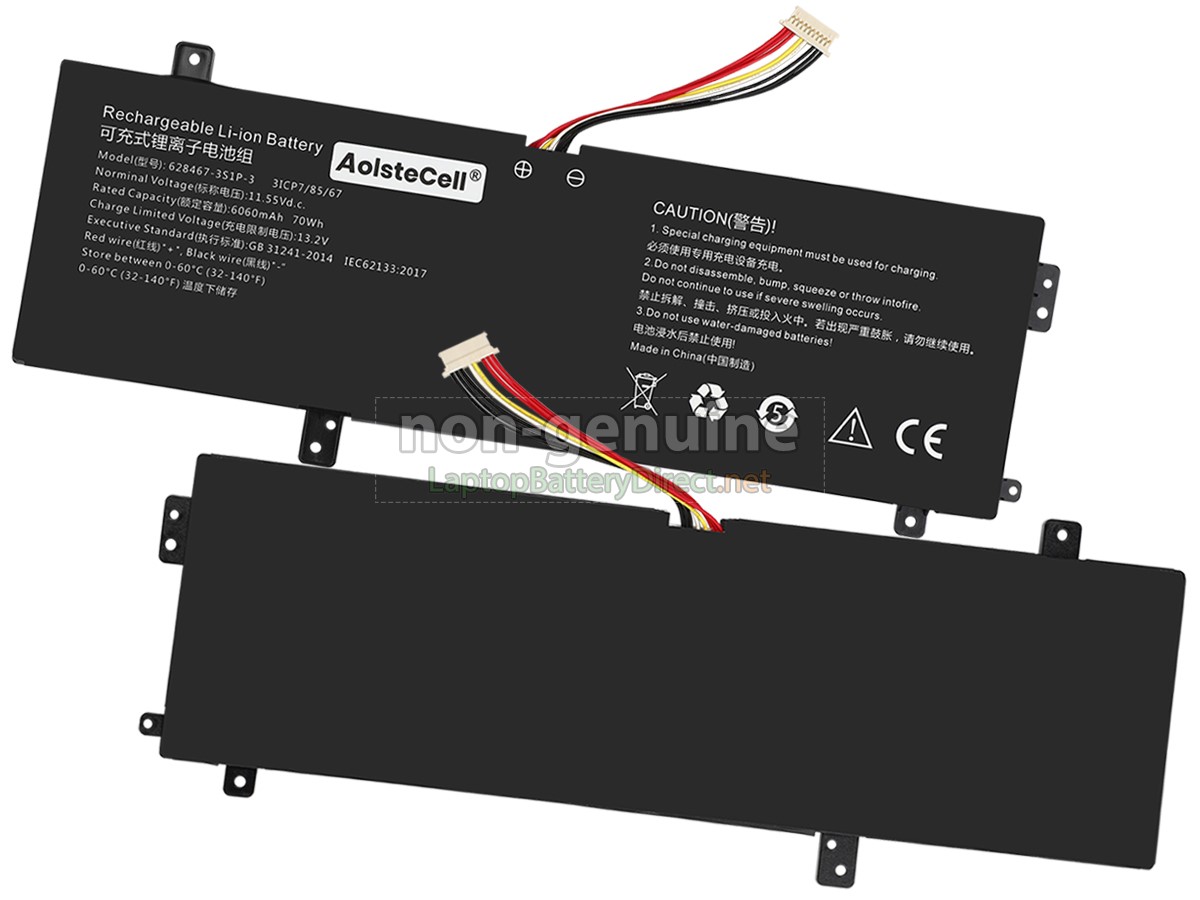 replacement CHUWI 628467-3S1P-3(3ICP7/85/67) battery