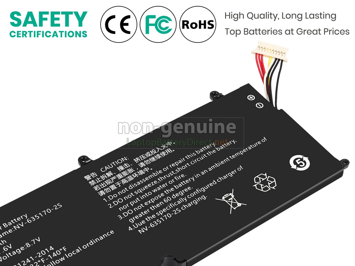replacement CHUWI NV-635170-2S battery