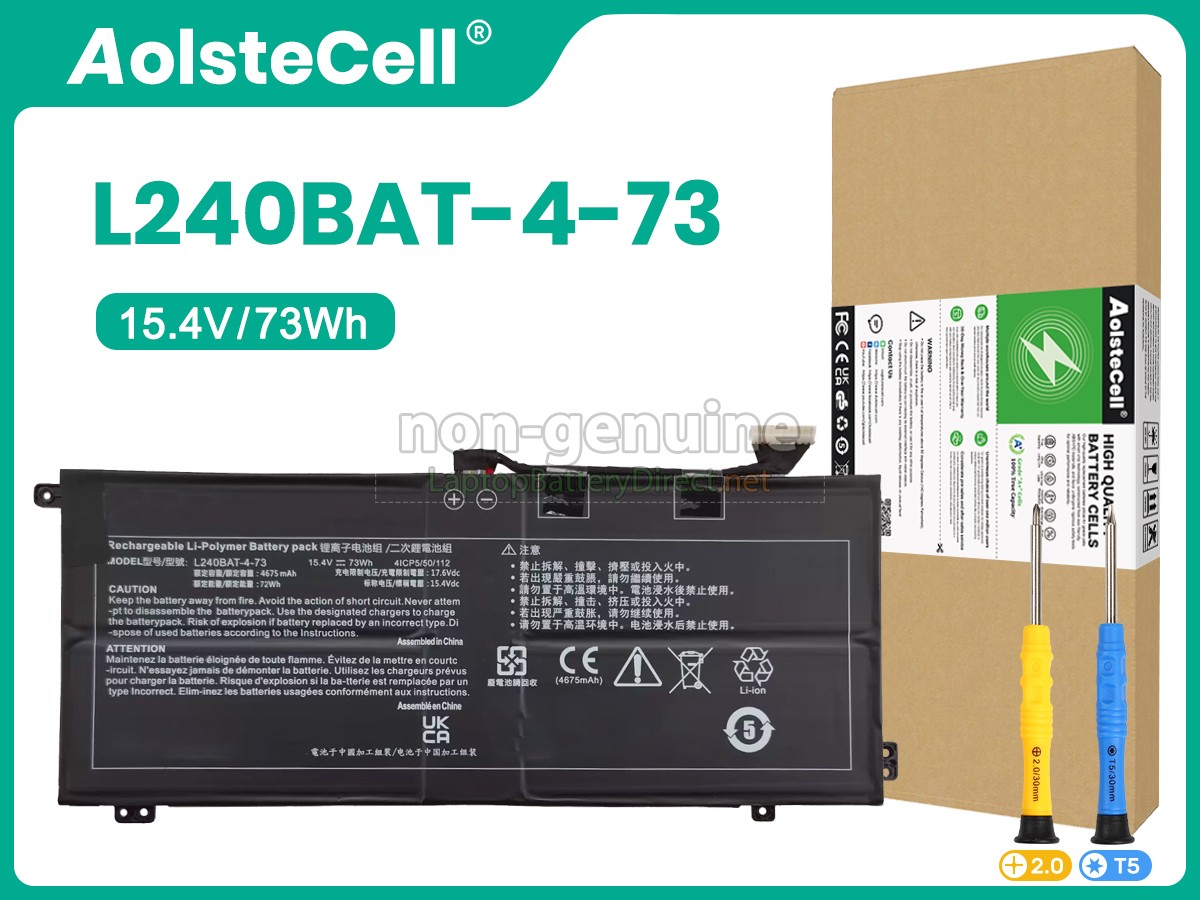 replacement Clevo 6-87-L240S-74B00 battery