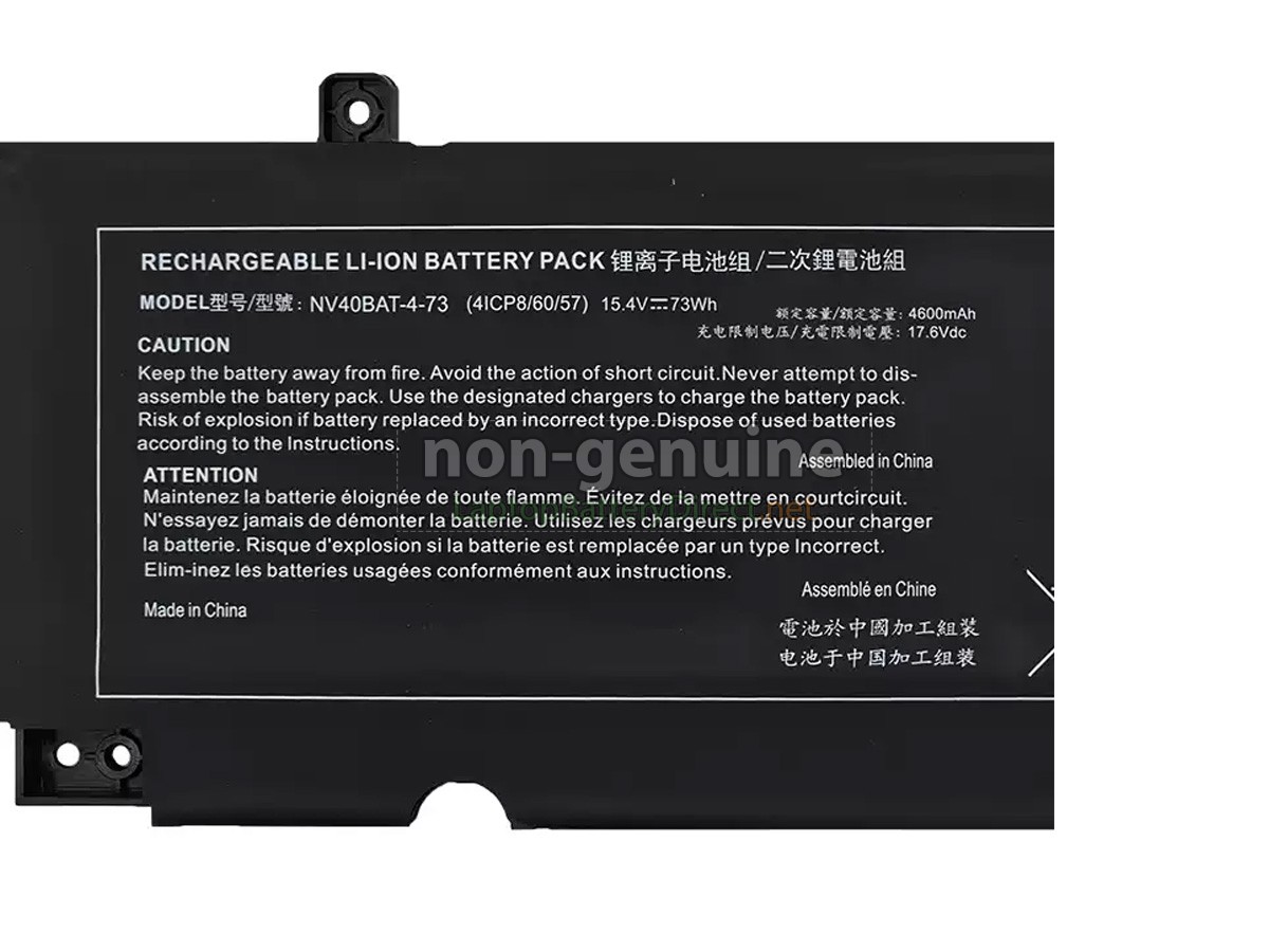 replacement Clevo JIANGXING X16 PRO 23 battery