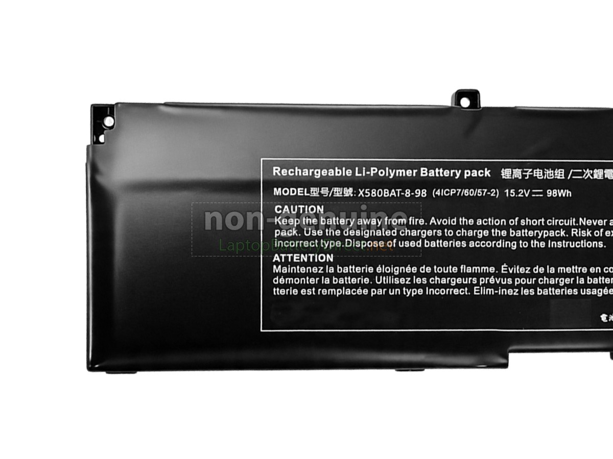 replacement Clevo X580BAT-8-98 battery