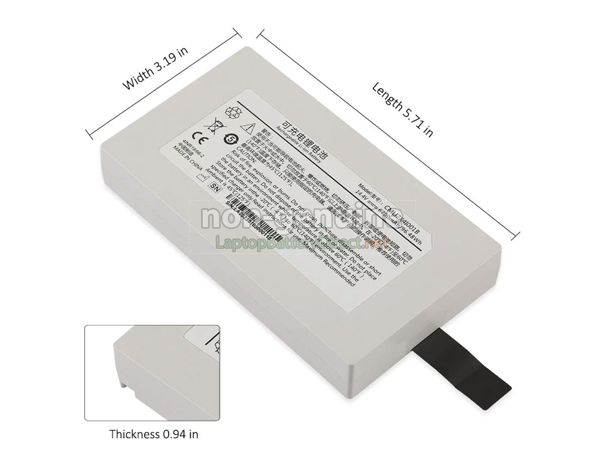replacement Comen CMLI2X4I001B battery