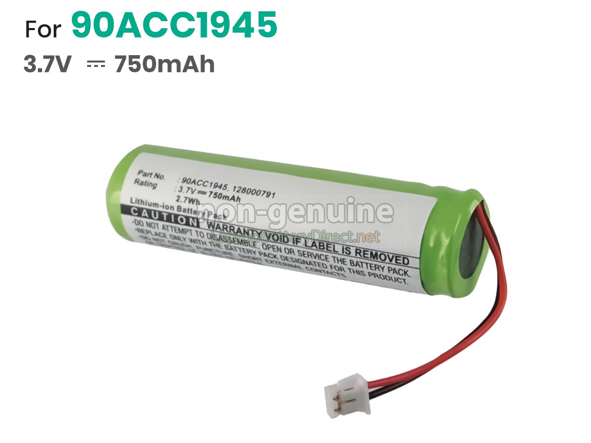 replacement Datalogic 128000791 battery