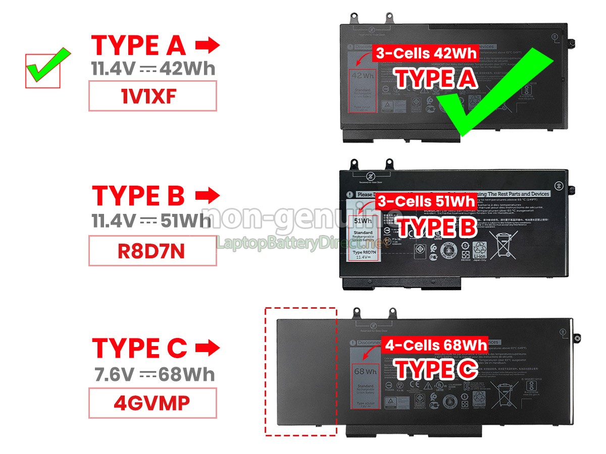 Dell NYFJH Battery