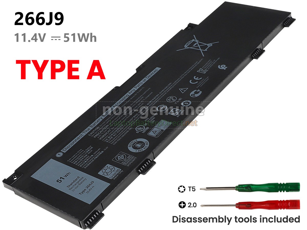 replacement Dell P89F002 battery