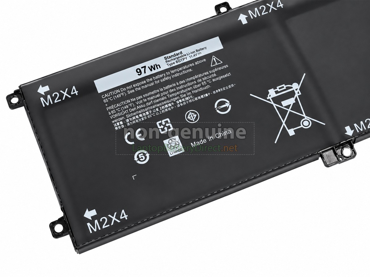 replacement Dell P56F001 battery