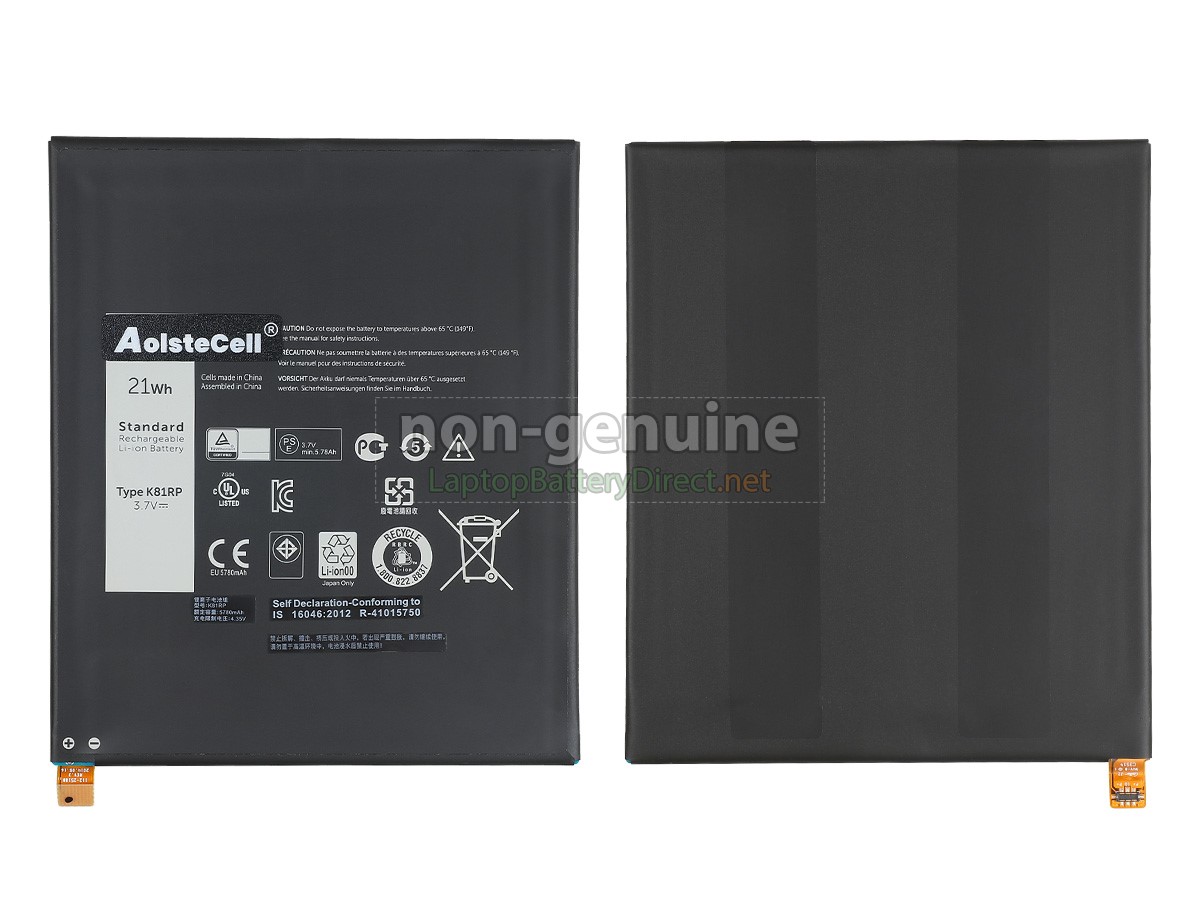 replacement Dell T02E battery