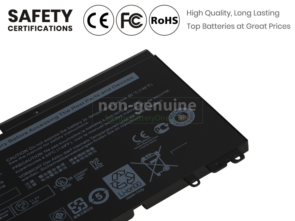replacement Dell RDRH9 battery
